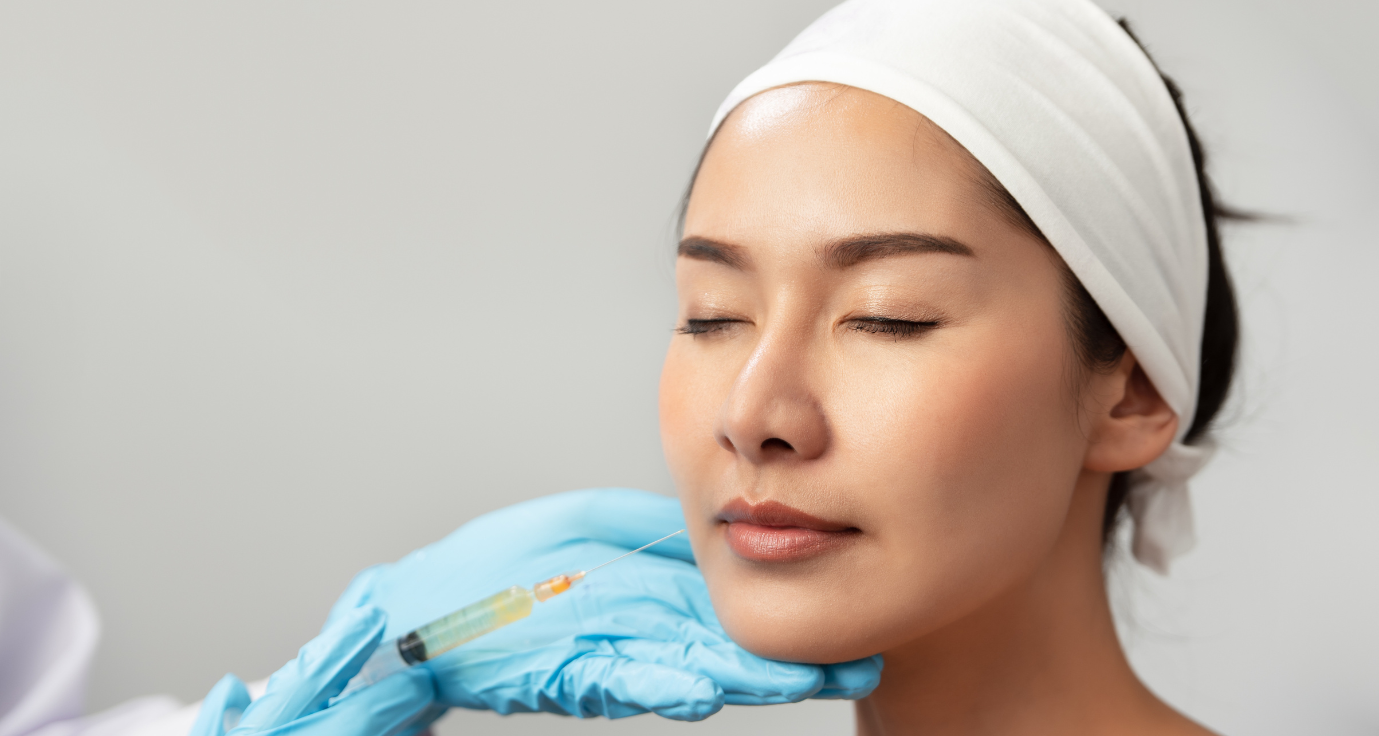 woman getting botox injections in coventry