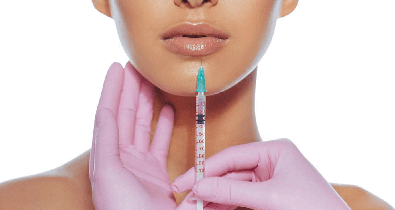 Woman getting dermal fillers in coventry